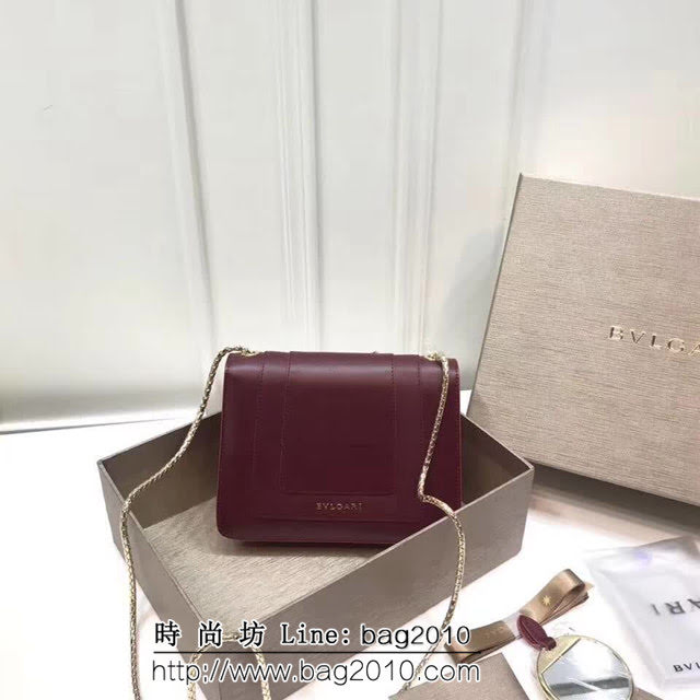 BVLGARI寶格麗 專櫃新款 蛇頭扣環 單層蛇頭包 鏈條單肩斜挎包 B283558 FYD1306